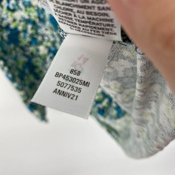 bp‎ Long Sleeve Print Dress In Green Moss Hannah Kate Size Small NWT - Picture 7 of 9